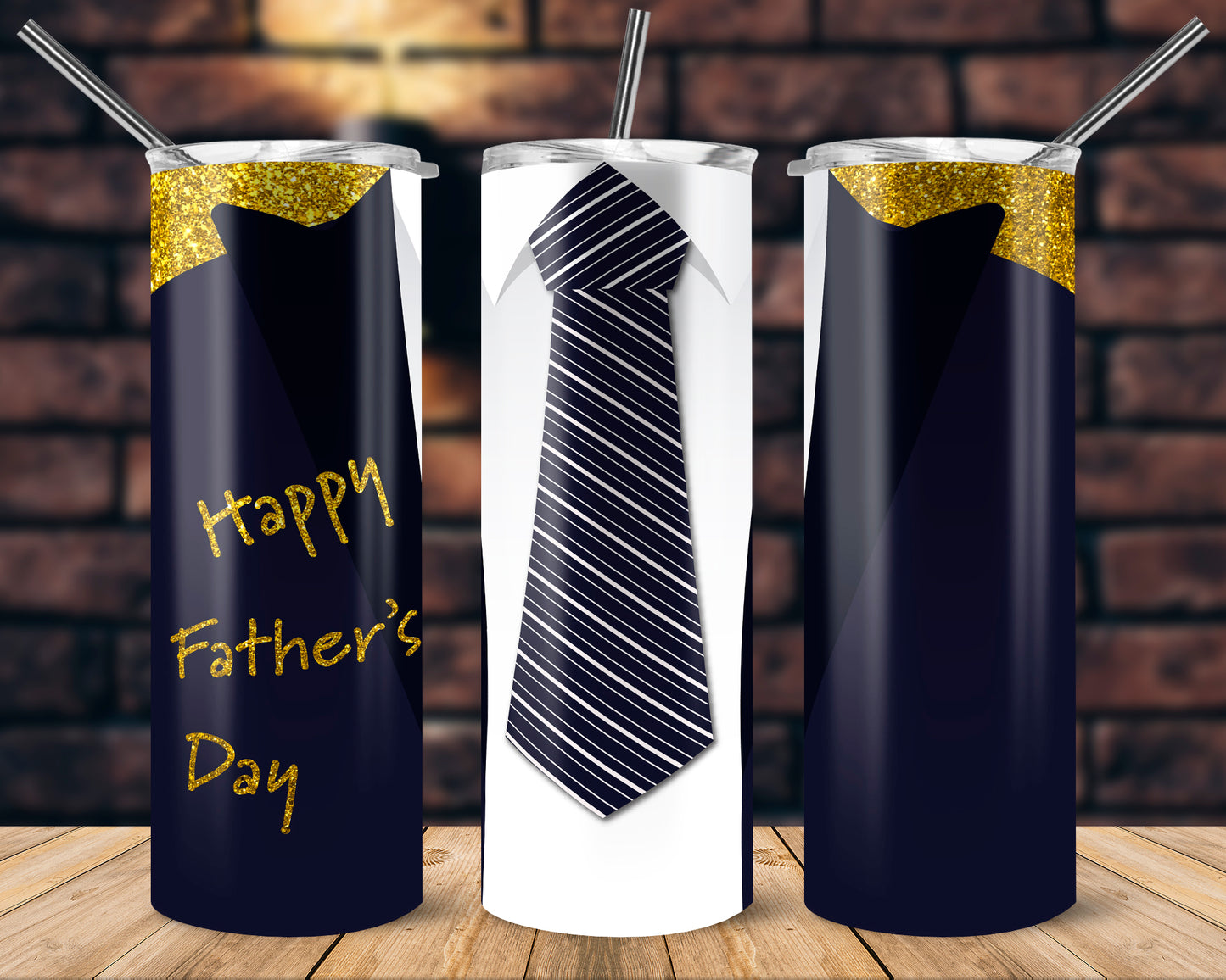 20 oz. Fathers Day Suit Tumbler