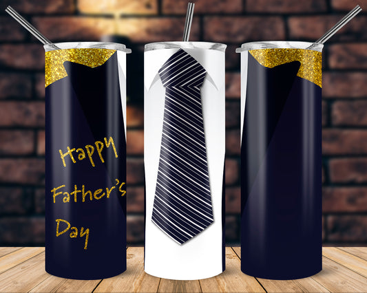 20 oz. Fathers Day Suit Tumbler