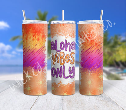 20 oz Aloha Vibes Only Tumbler