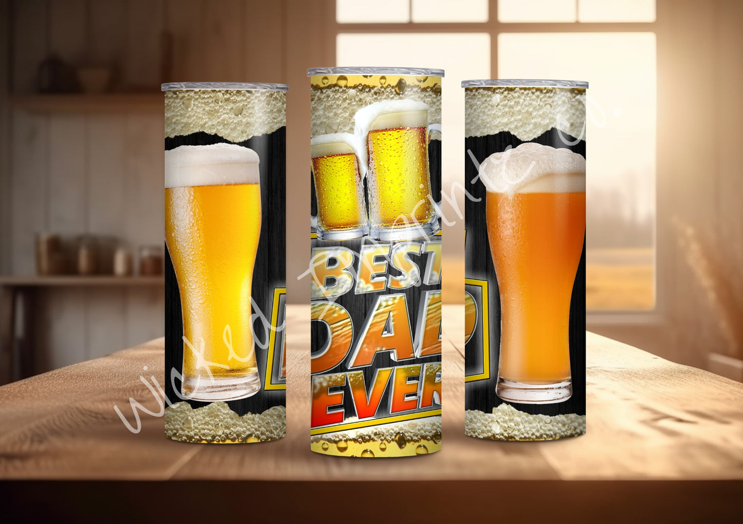 20 oz. Best Dad Beer Glasses