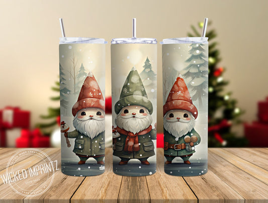 20 oz Christmas Gnomes Tumbler