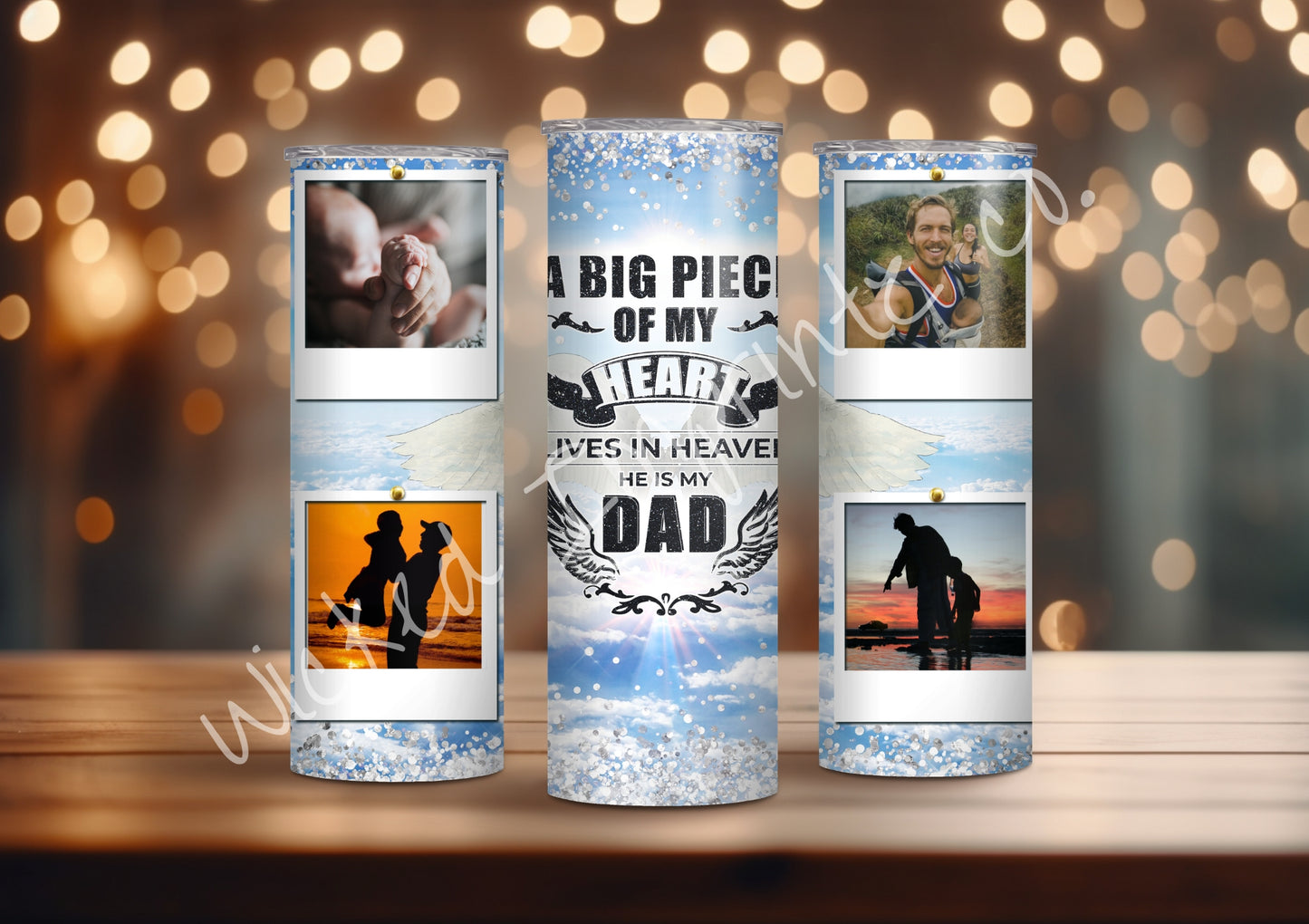 20 oz. Dad in Heaven Tumbler