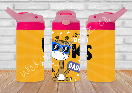 12 oz Dads Good Looks Kids Pop Top Tumbler