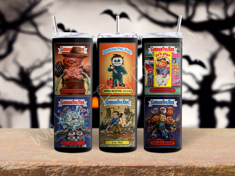 20 oz Garbage Pail - Halloween Tumbler