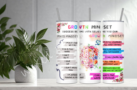 20 oz Growth Mindset Tumbler