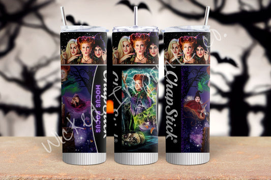 20 oz Hocus Pocus Chapstick Tumbler