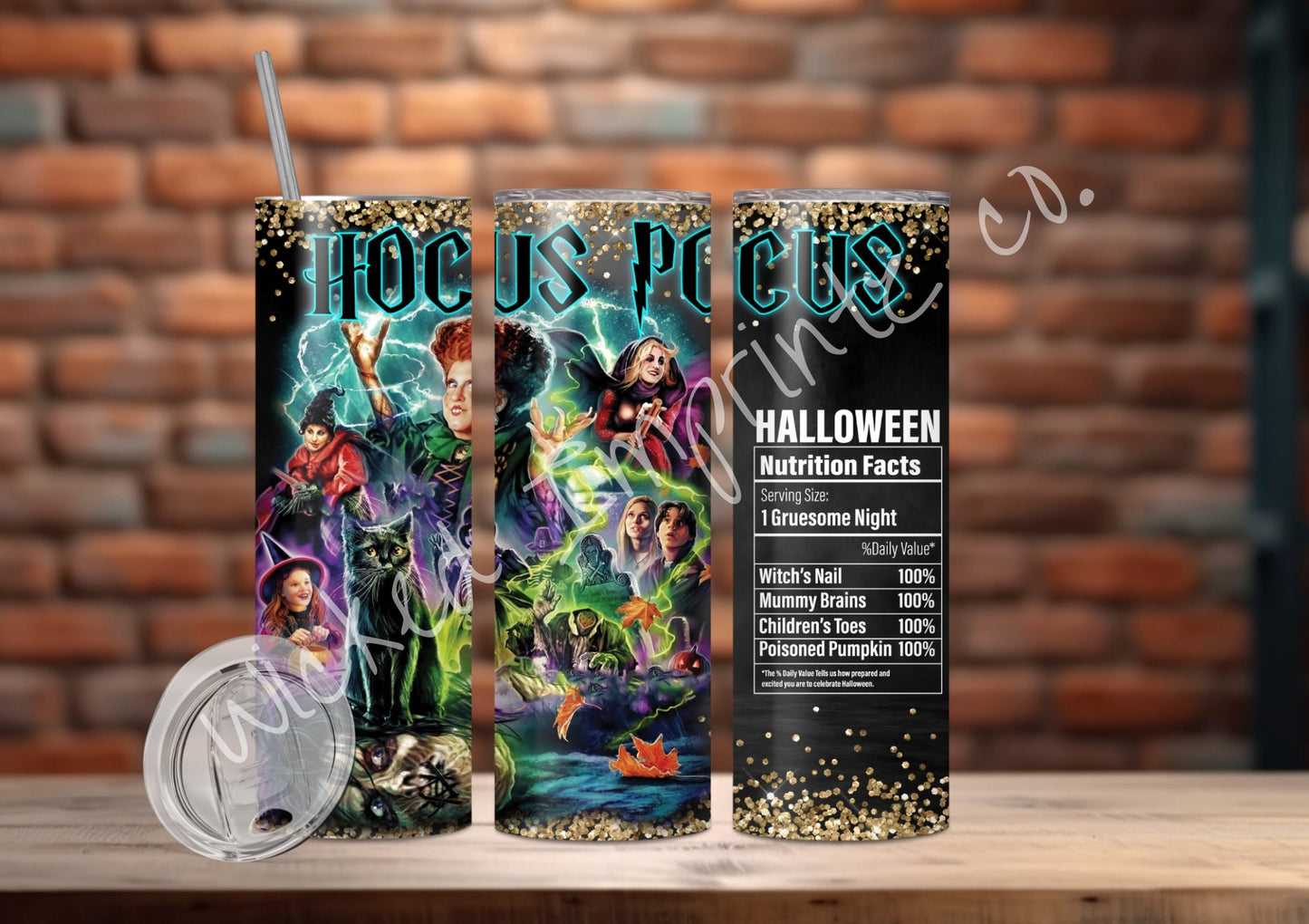 20 oz. Hocus Pocus Nutrition Tumbler