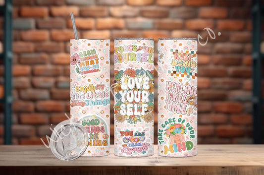 20 oz Love Yourself Tumbler