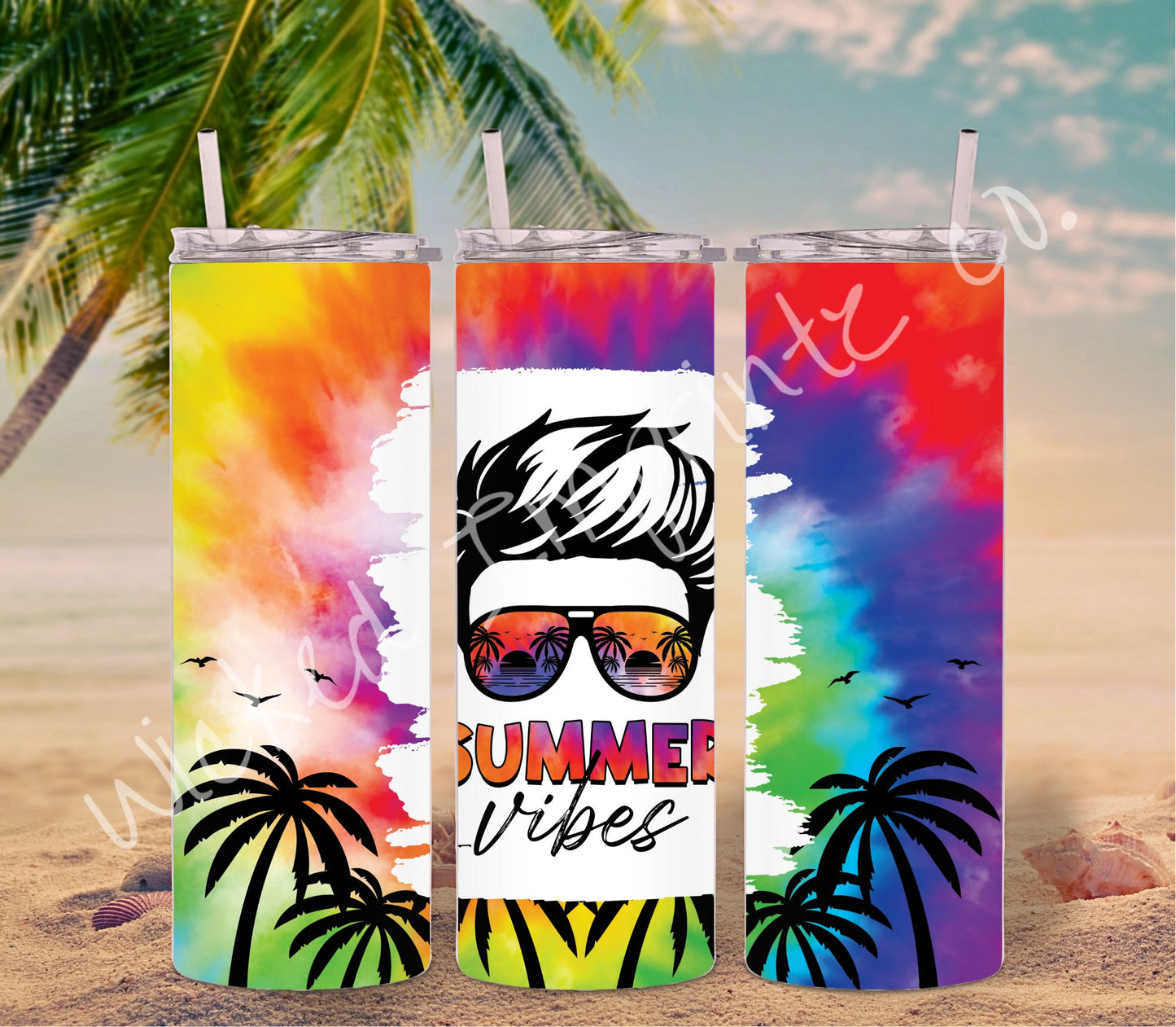 20 oz Summer Vibes Tumbler