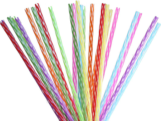 Rainbow Reusable Straws -  Various Sizes