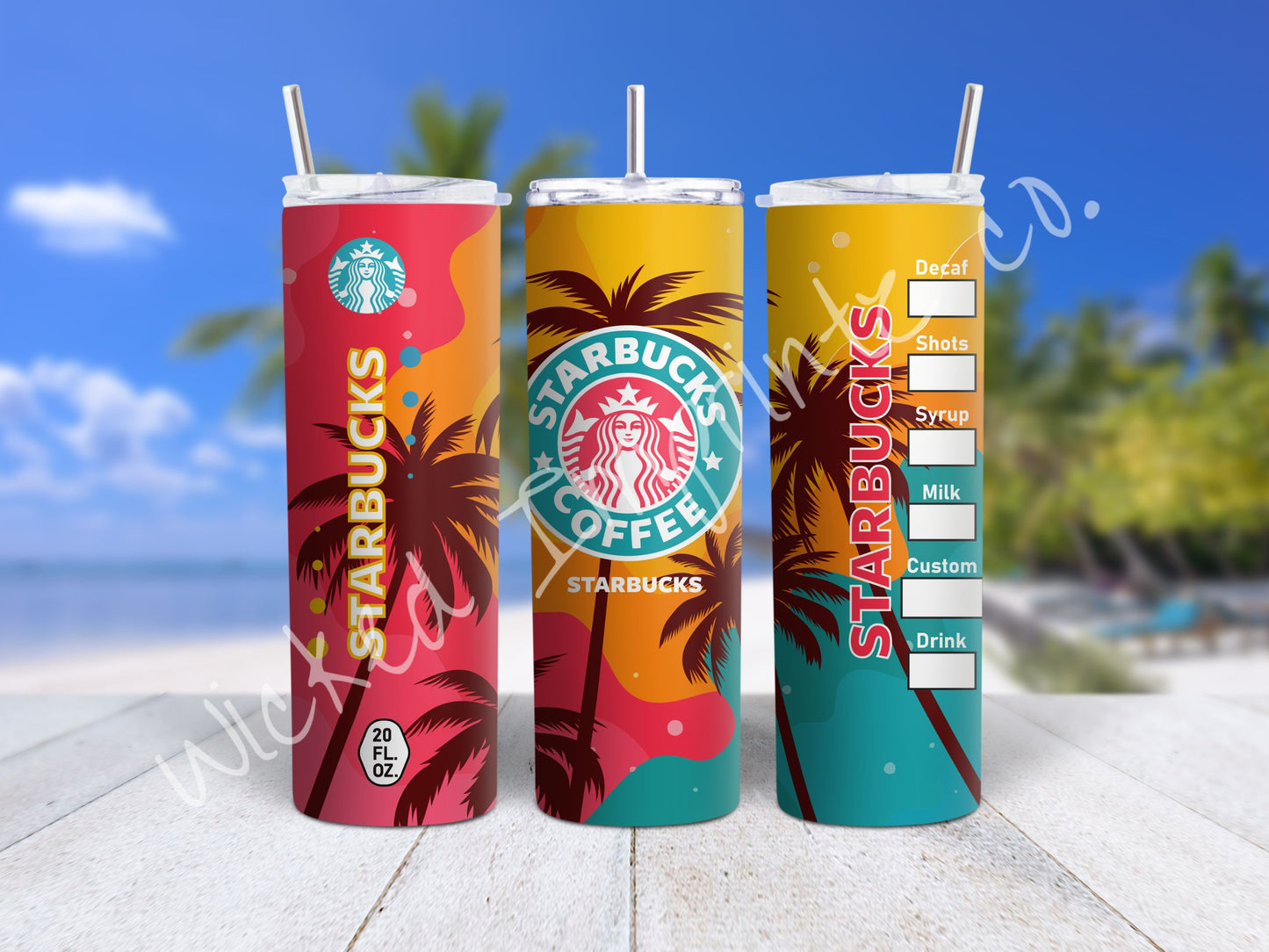 20 oz Starbucks Summer Tumbler