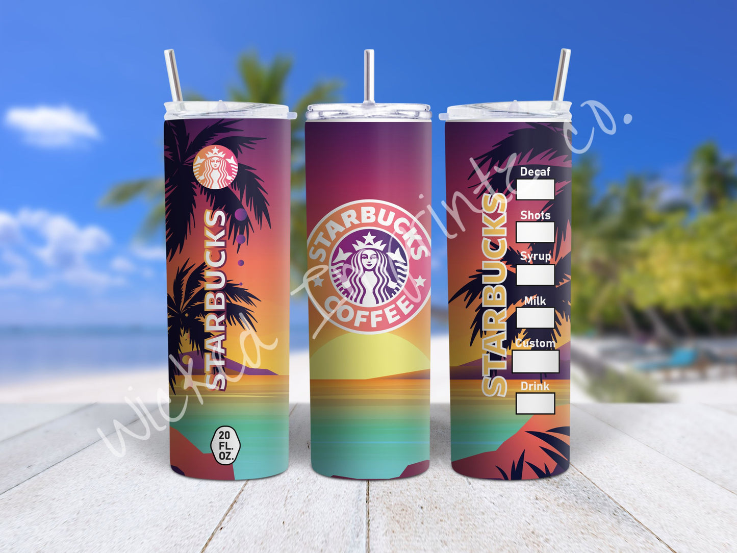 20 oz Starbucks Summer Tumbler