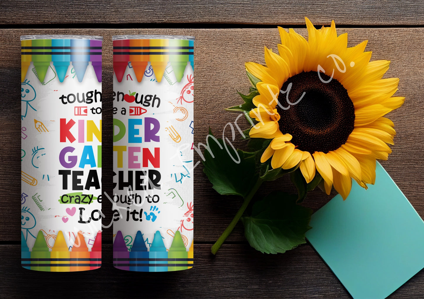 20 oz. Tough Kindergarten Teacher Tumbler